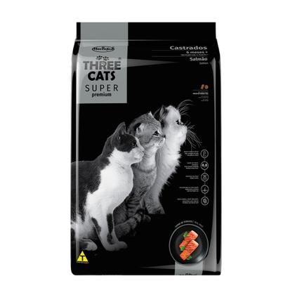 Imagem de Ração Gatos Three Cats Super Castrados Salmão  15kg