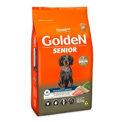 Imagem de Ração Golden Fórmula Cães Adultos Sênior Mini Bits +7 Frango E Arroz - 10,1kg