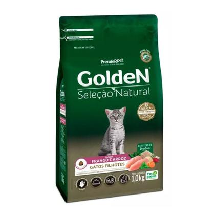 Imagem de Ração Golden Seleção Natural Gatos Filhotes Frango 1kg