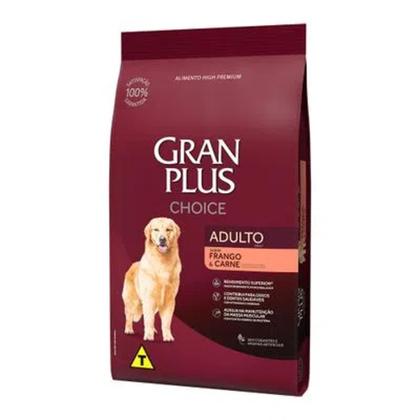 Imagem de Ração GranPlus Choice Cães Adultos Frango e Carne