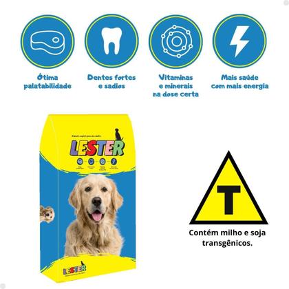 Imagem de Ração Lester Cães Adultos 07KG