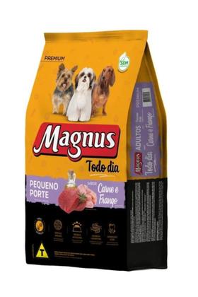 Imagem de Ração Magnus Todo Dia Sabor Carne e Frango para Pequeno Porte