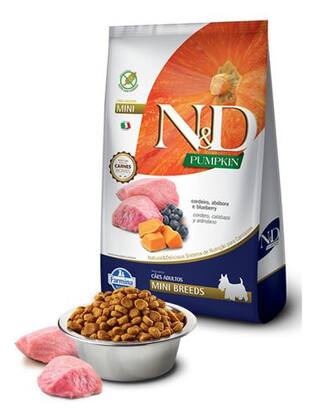 Imagem de Ração N&d Cães Adultos Pumpkin Cordeiro Mini Breeds 2,5 Kg