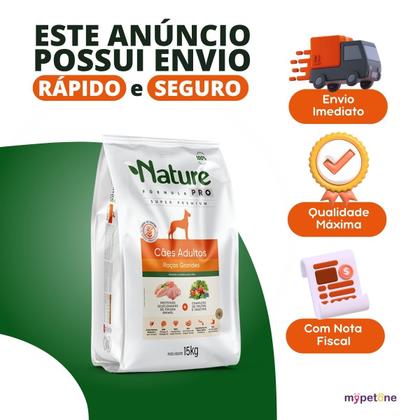 Imagem de Ração Nature Fórmula Pro Cães Adultos Raças Grandes - 15kg