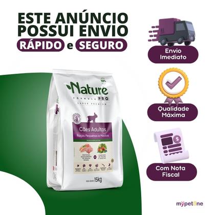 Imagem de Ração Nature Fórmula Pro Cães Adultos Raças Pequenas e Médias - 15kg