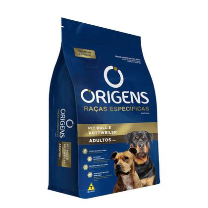 Imagem de Ração Origens Cães Adultos Pit Bull e Rottweiler - 15Kg