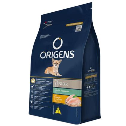 Imagem de Ração Origens Premium Especial para Cães Sênior Portes Mini e Pequeno Sabor Frango e Cereais 10,1 kg