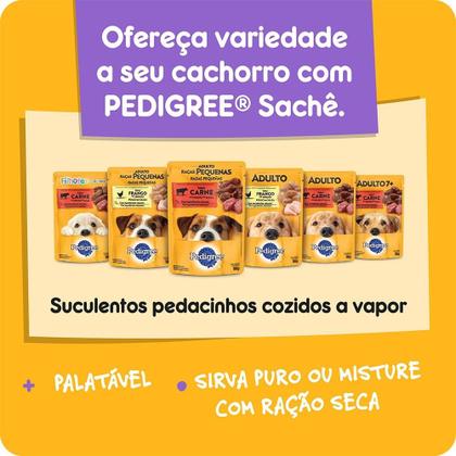 Imagem de Ração para Cachorro Pedigree Nutrição Essencial Sabor Carne ao Leite 10,1kg