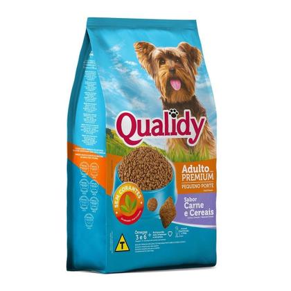 Imagem de Ração para Cães Qualidy Premium Adultos de Pequeno Porte - Carne e Cereais 10,1kg