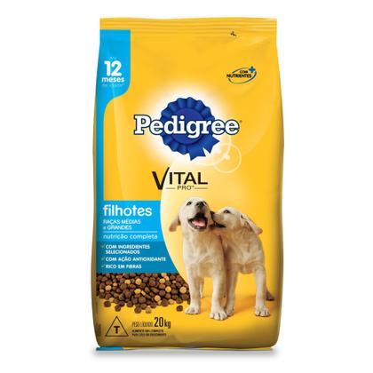 Imagem de Ração Pedigree Junior para Cães Filhotes de Raças Médias e Grandes