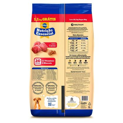 Imagem de Ração Pedigree Nutrição Essencial Sabor Carne 10,1kg