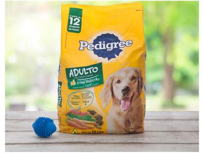 Imagem de Ração Pedigree para Cães Adultos de Porte Médio e Grande Sabor Carne e Vegetais - 10,1Kg