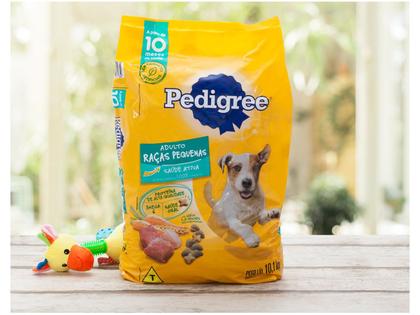 Imagem de Ração Pedigree para Cães Adultos de Porte Pequeno e Mini Sabor Carne e Vegetais - 10,1Kg