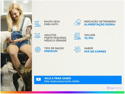 Imagem de Ração Premium para Gato Friskies - Mix de Carnes Adulto 10,1kg
