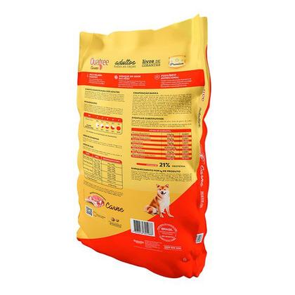 Imagem de Ração Quatree Cães Adultos Todas as Raças Carne  15kg