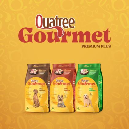 Imagem de Ração Quatree Gourmet Cães Filhotes Mix de Carnes e Leite 10,1kg