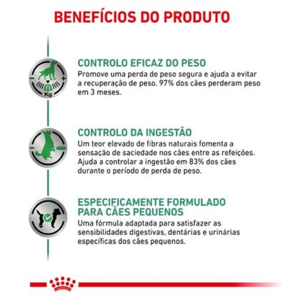 Imagem de Ração royal canin satiety small dog - excesso de peso