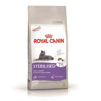 Imagem de Ração Royal Canin Sterilised Castrados 7+ Gatos Adultos - 4kg