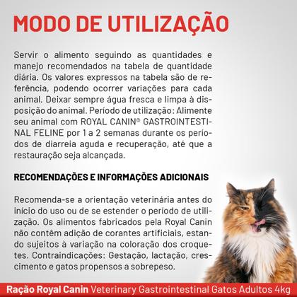 Imagem de Ração Royal Canin Veterinary Diet Gastrointestinal Gatos com Doenças Intestinais 4 Kg