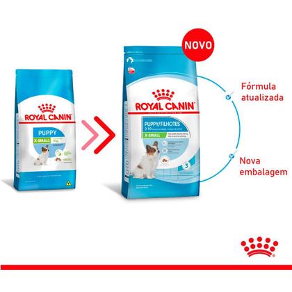 Imagem de Ração Royal Canin X-Small para Cães Filhotes de Porte Mini - 500g