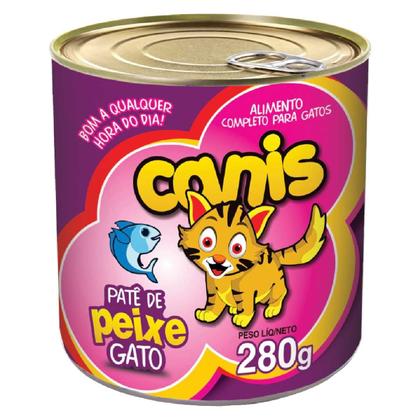 Imagem de Ração Sache Para Gato Canis Adulto Peixe 280gr Kit 5un
