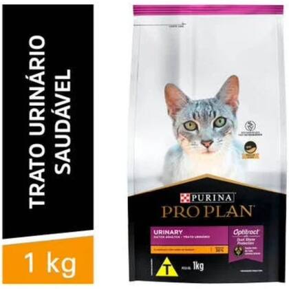 Imagem de Ração Seca Nestlé Purina Pro Plan Trato Urinário Frango para Gatos Adultos 1kg