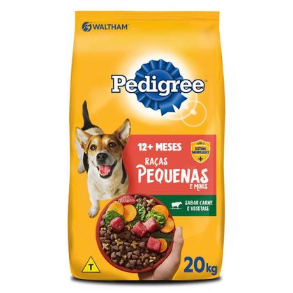 Imagem de Ração Seca Pedigree para Cães Adultos Raças Pequenas - 20 Kg