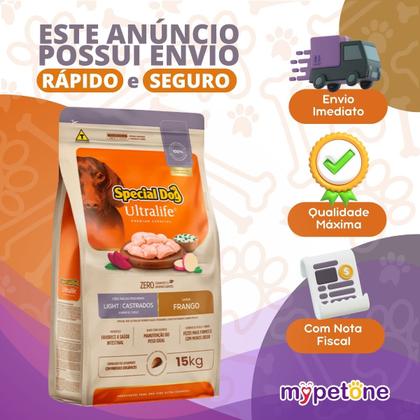 Imagem de Ração Special Dog Ultralife Light Raças Pequenas Sabor Frango - 15Kg