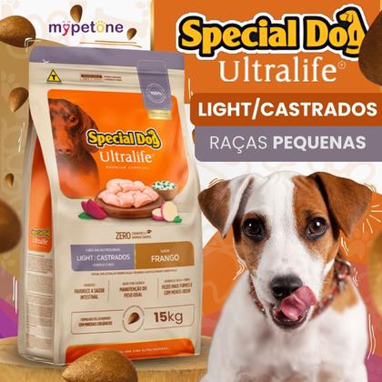 Imagem de Ração Special Dog Ultralife Light Raças Pequenas Sabor Frango - 15Kg