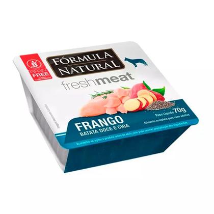 Imagem de Ração Úmida Fórmula Natural Fresh Meat Gourmet Patê para Cães Sabor Frango  70g