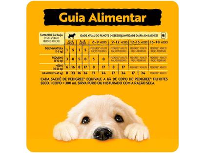 Imagem de Ração Úmida para Cachorro Filhote Sachê Pedigree - Carne ao Molho 100g