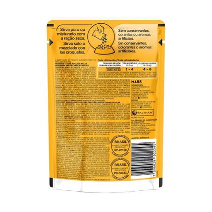 Imagem de Ração Úmida para Cachorro Pedigree Premium Adulto Raças Pequenas Sachê Carne 100g - Embalagem com 18 Unidades