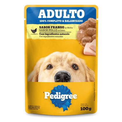 Imagem de Ração Úmida Pedigree para Cães Adultos  Frango e Carne - Pack Leve 9 Pague 7 (900g)