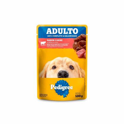 Imagem de Ração Úmida Pedigree Sachê Adulto Carne ao Molho 100g