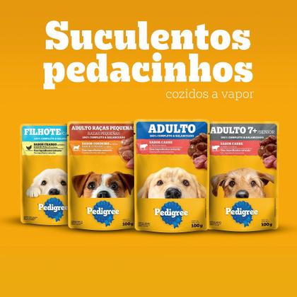 Imagem de Ração Úmida Pedigree Sachê Adulto Carne ao Molho 100g