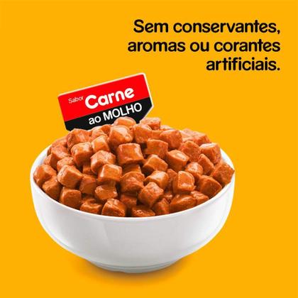 Imagem de Ração Úmida Pedigree Sachê Carne ao Molho para Cães Filhotes 100 g