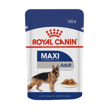 Imagem de Ração Úmida Royal Canin Sachê para Cães Maxi Adulto 140g