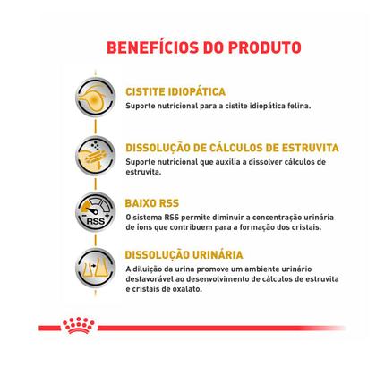 Imagem de Ração Úmida Royal Canin Urinary S/O para Gatos com Cálculos Urinários 85g
