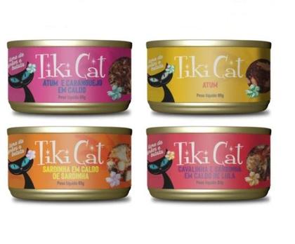 Imagem de Ração Úmida Tiki Cat Grill Atum em Caldo 80Gr
