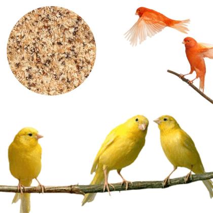 Imagem de Ração Vitamina Branca Mel Para Aves E Pássaros 5kg Nutrientes Canários