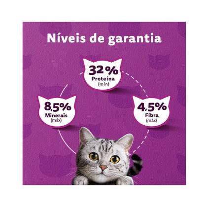 Imagem de Ração Whiskas para Gatos Adultos Castrados Sabor Peixe - 2,7kg