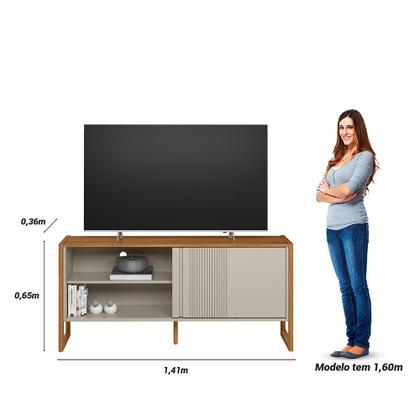 Imagem de Rack 141cm Gold Para TV Até 55 Polegadas Linea Brasil