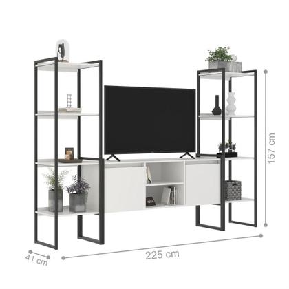 Imagem de Rack 2 Portas Com Estante Clean