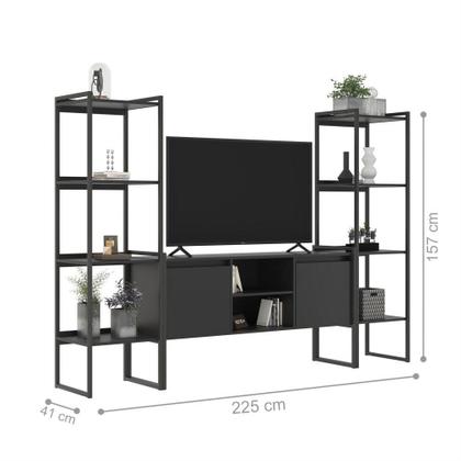 Imagem de Rack 2 Portas Com Estante Clean