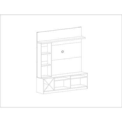 Imagem de Rack 2021 - 1600x1804x350 preto quiditá