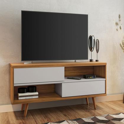 Imagem de Rack 50 polegadas Freijó Trend Off White NT 1180 Notável