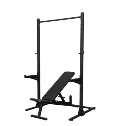 Imagem de Rack Agachamento Com Banco Regulável Supino Musculação