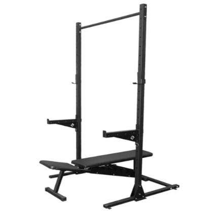 Imagem de Rack Agachamento Com Banco Regulável Supino Musculação