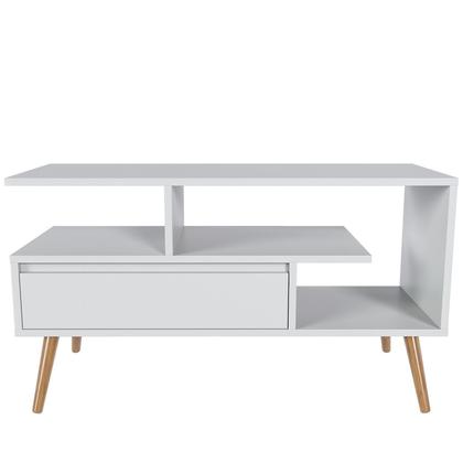 Imagem de Rack Aparador Estante para Tv 55 Polegadas com Porta Nicho Prateleira Pés Palito Retro