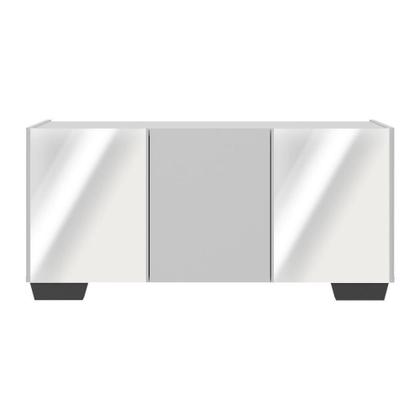 Imagem de Rack Até 32 Polegadas Com Espelhos Mp1079 Branco preto